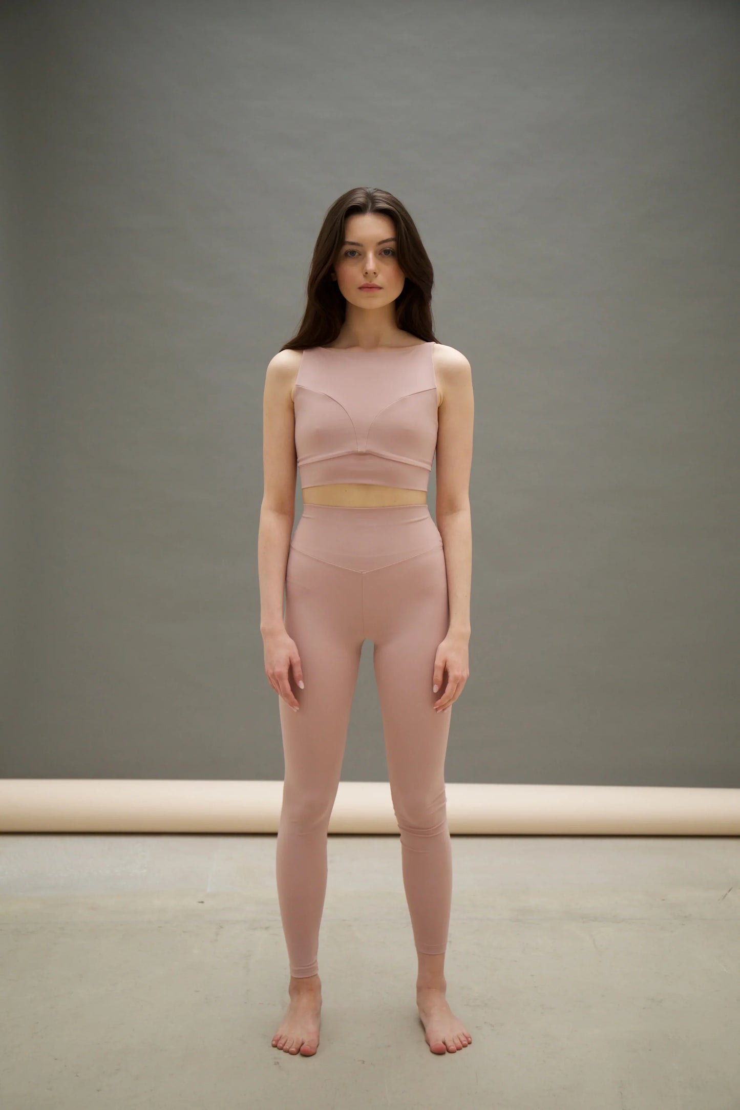 Нigh-waisted leggings White