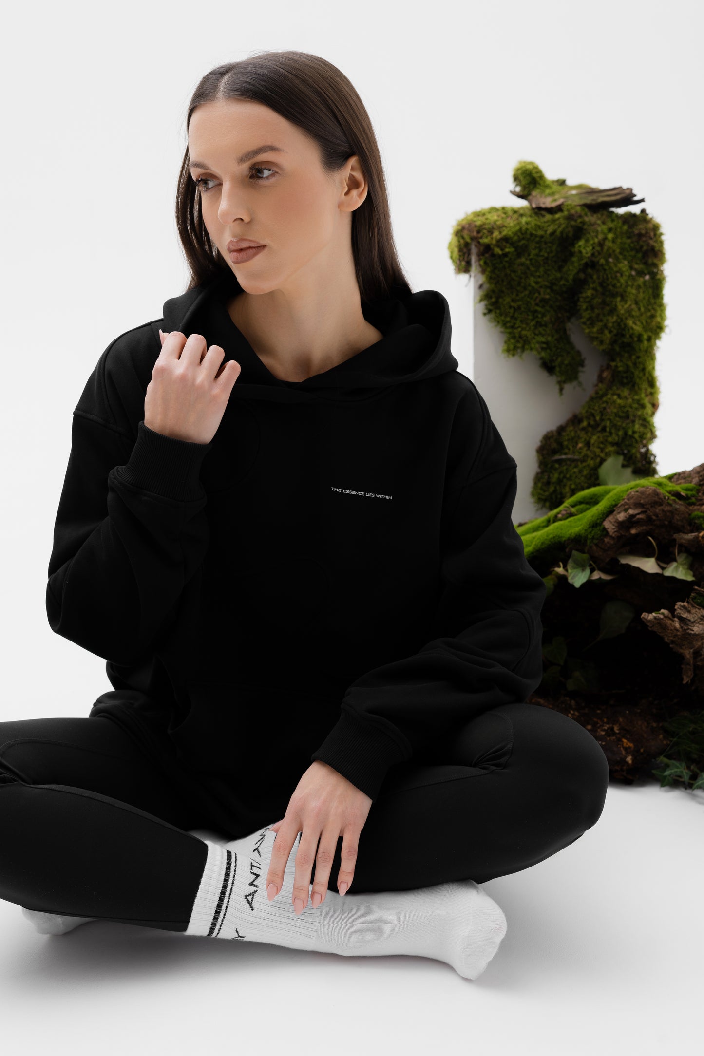 Mikina ESSENCE Khaki