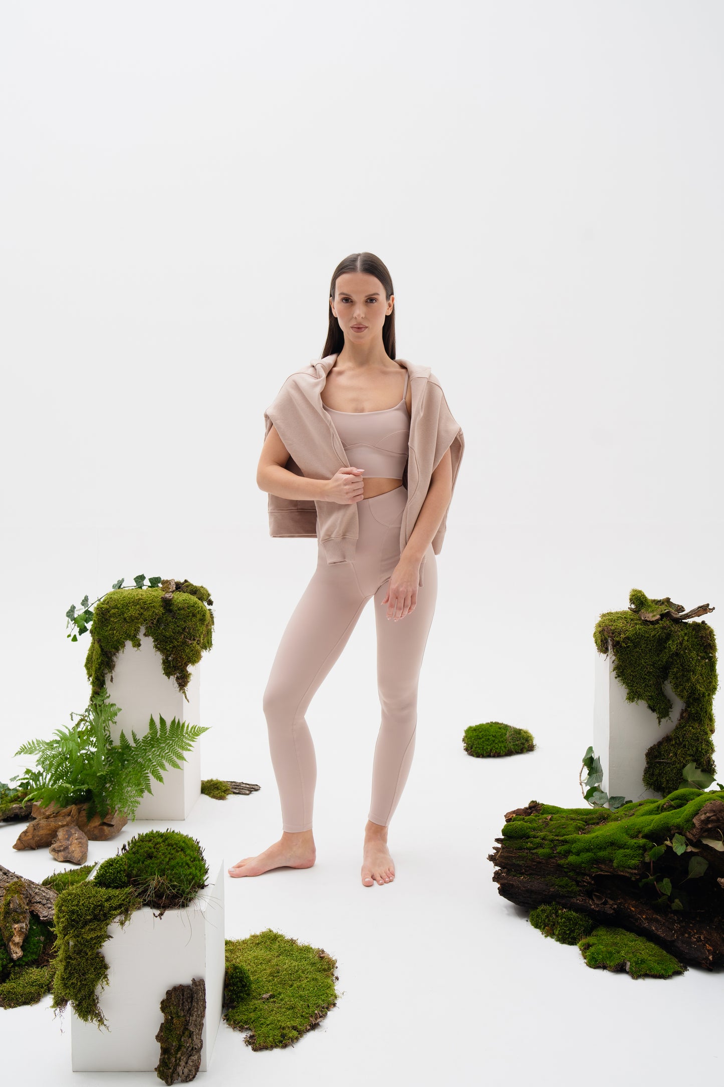 Mikina ESSENCE Khaki