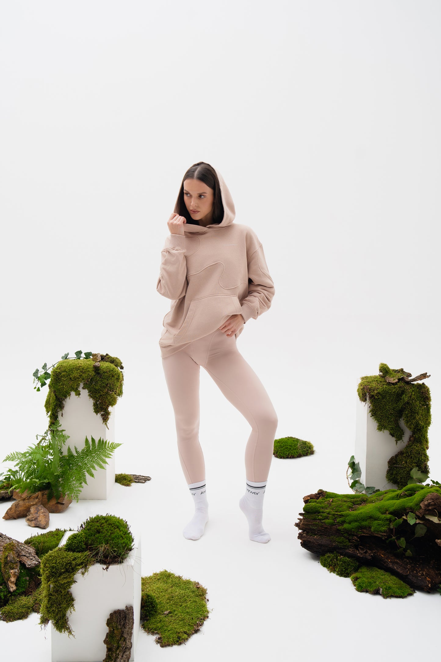 Mikina ESSENCE Khaki