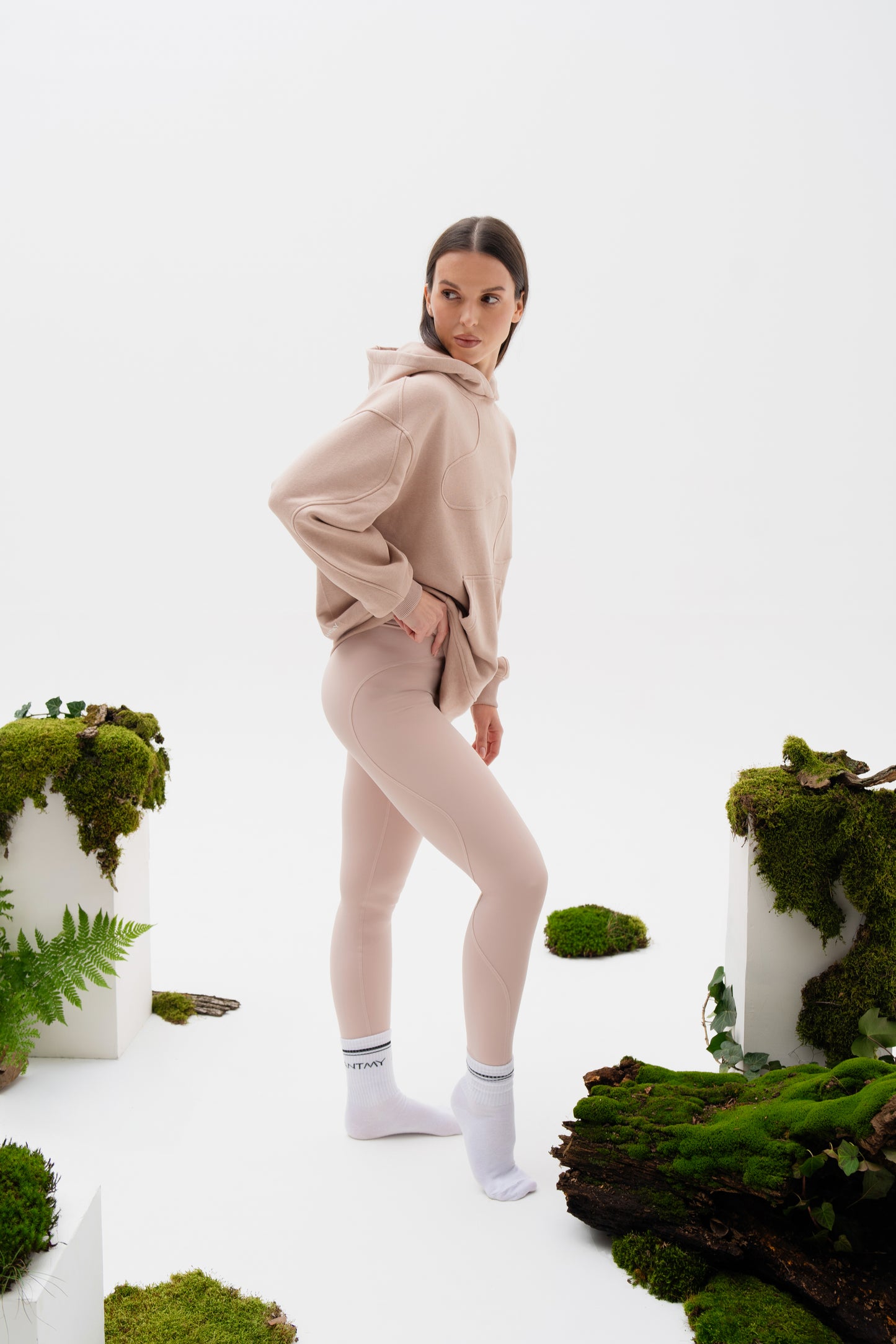 Mikina ESSENCE Khaki