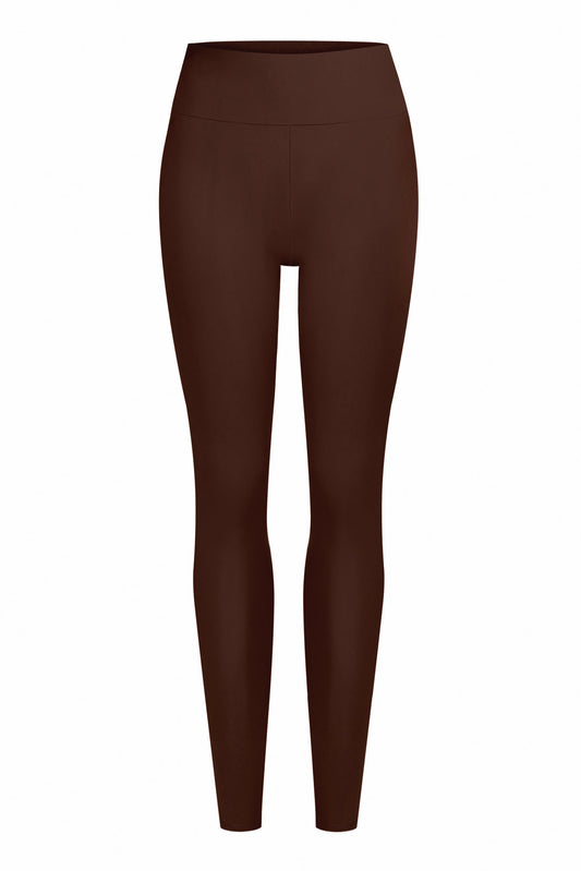 Нigh-waisted leggings Brown