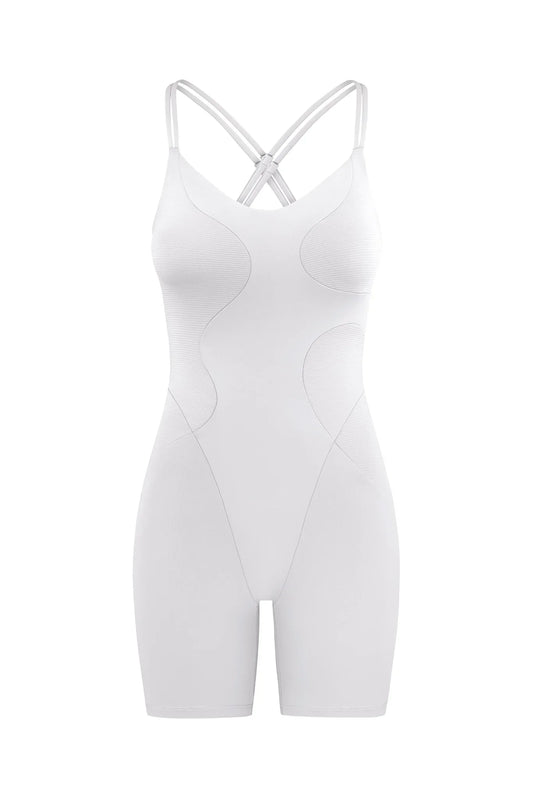 Sports jumpsuit Flux White