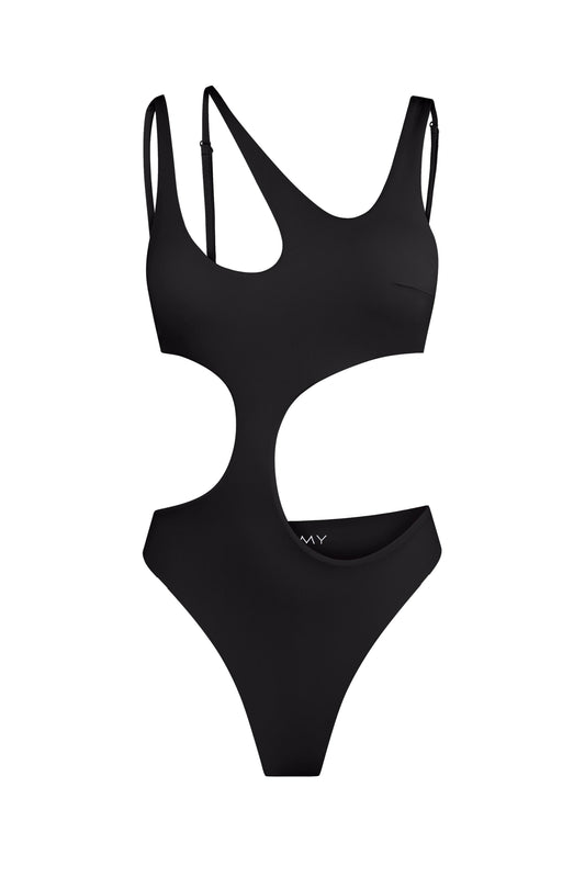 Сut-out swimsuit Flux Black