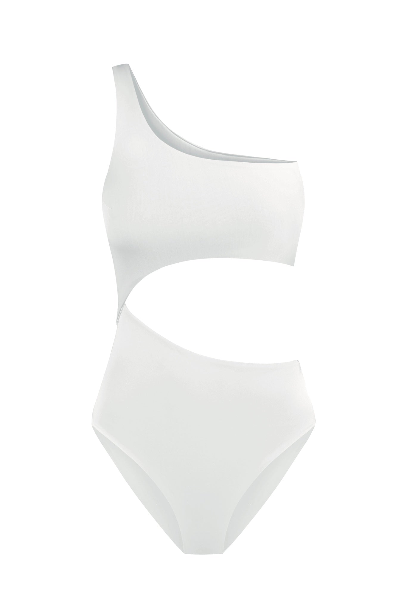 Оne-shoulder swimsuit Picasso Black/Gray