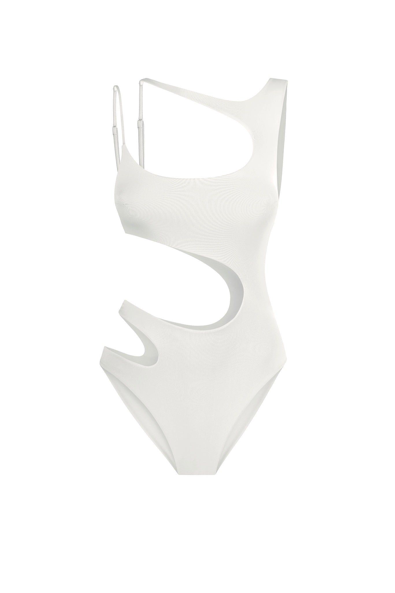 Сut-out swimsuit Balance White