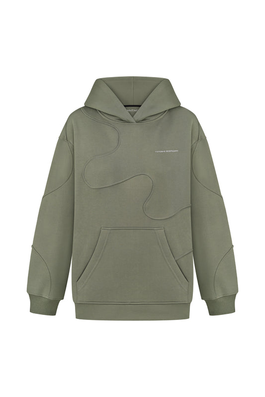 Hoodie ESSENCE Khaki