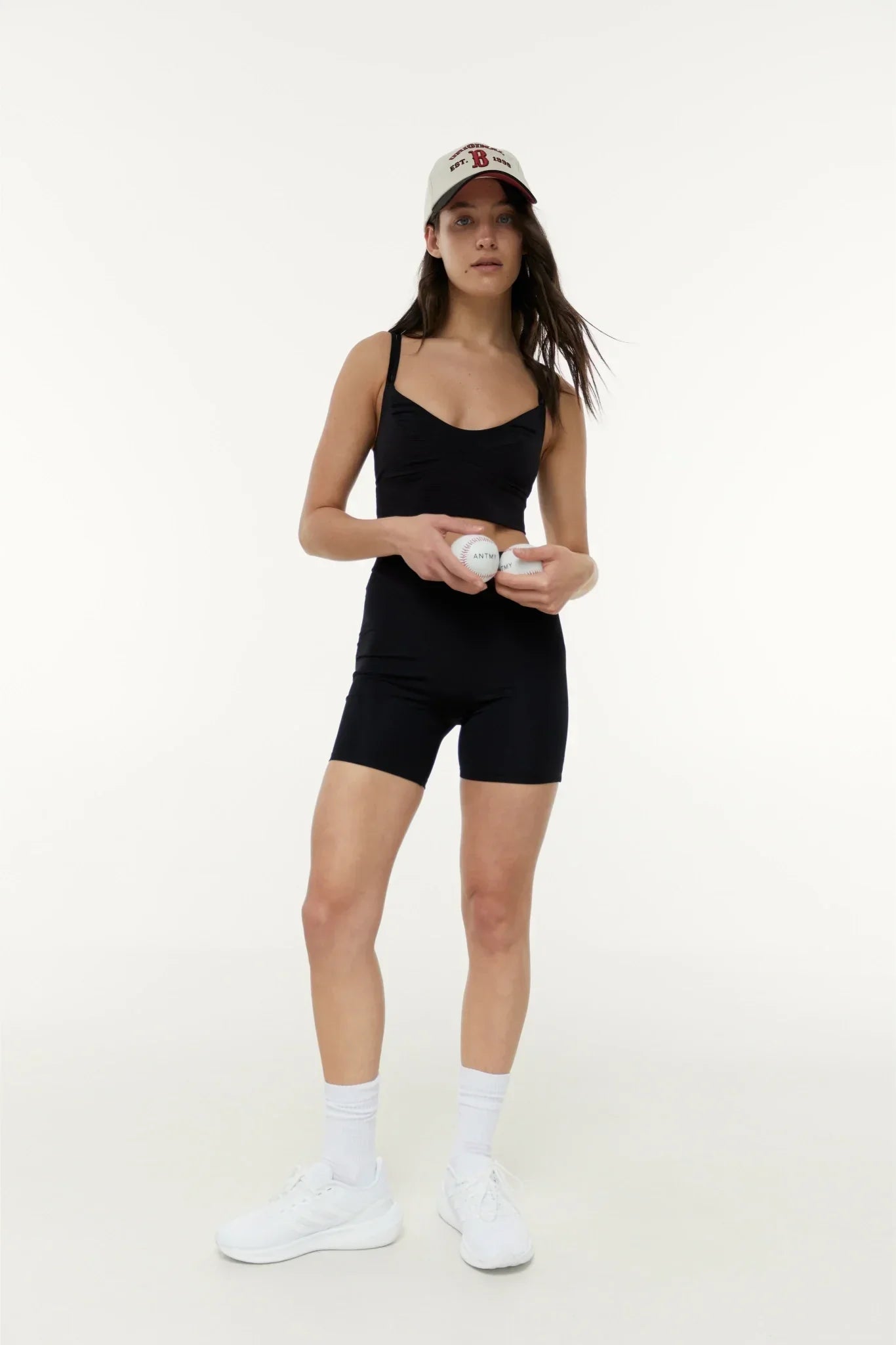 Short bike shorts Flux White